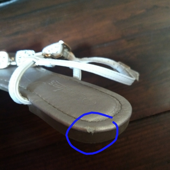 Palms Thong Ankle Strap Sandles - Picture 8 of 8